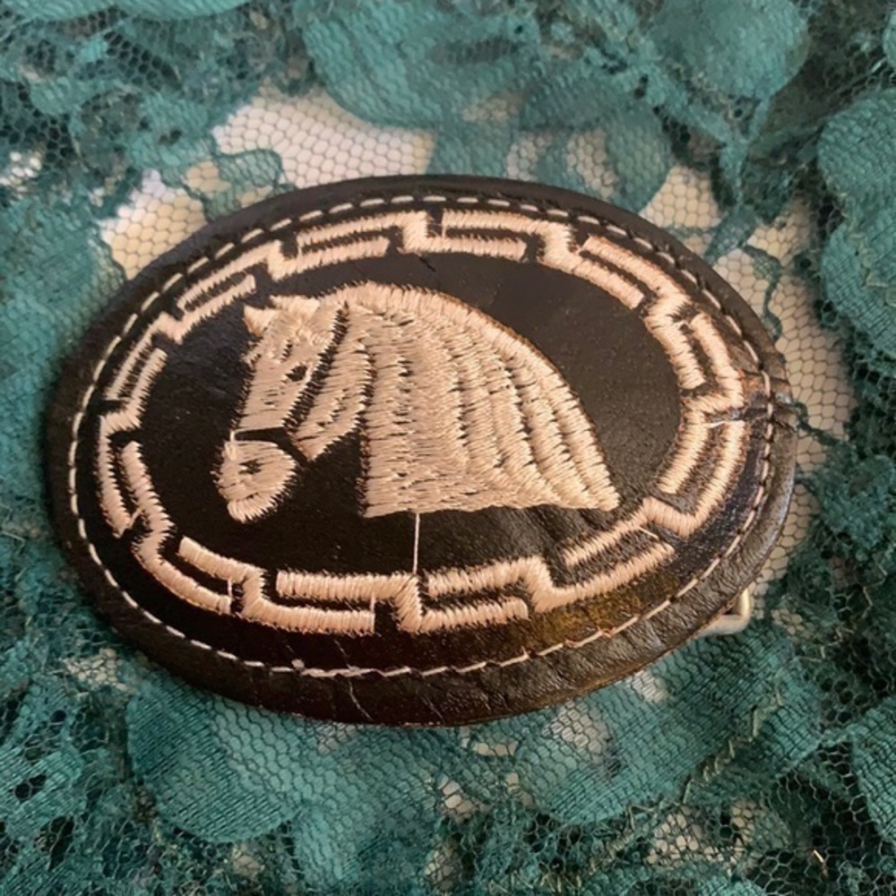 Rawhide Cowboy Belt Buckle